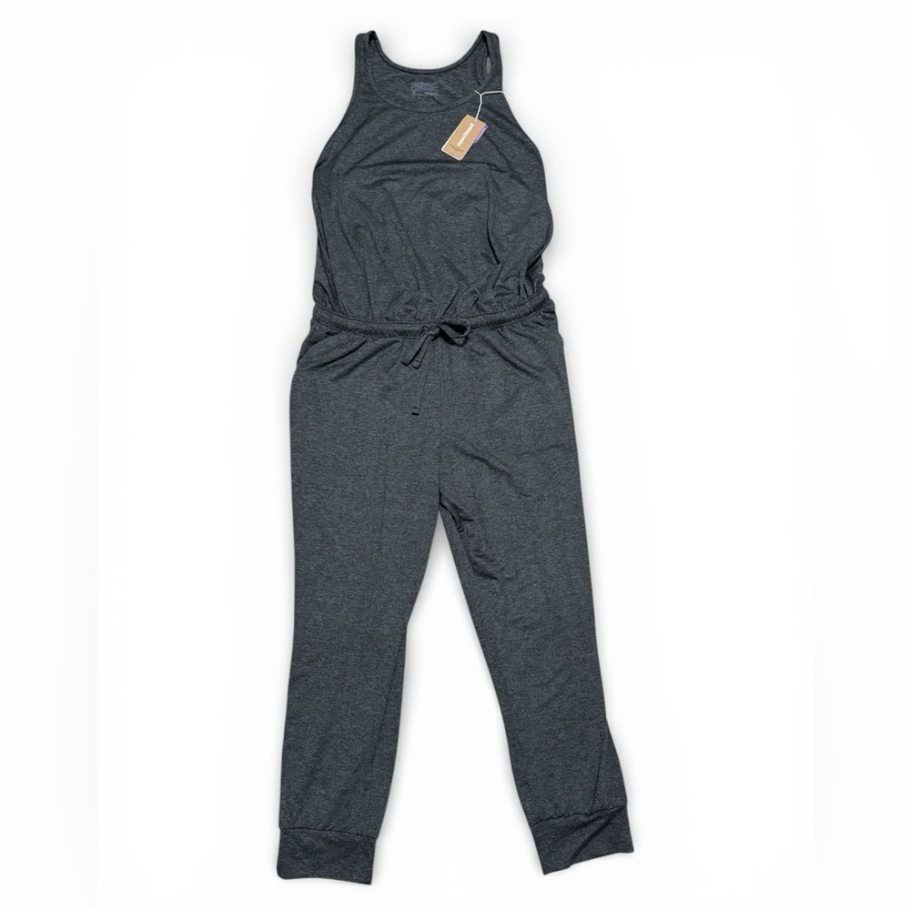 016 PATAGONIA Women’s Seabrook Jumpsuit, Charcoal Grey, Medium - Picture 4 of 6